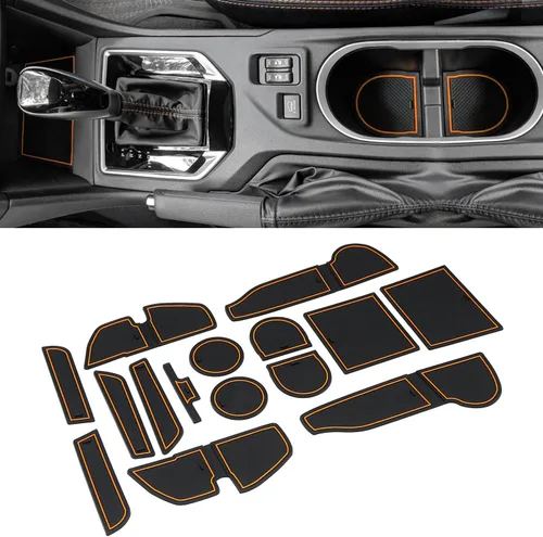 Miniatura 9 de Inserto de portavasos para Subaru Crosstrek 2023 2022 2021 2020 2019 2018 y para Subaru Impreza 2017-2023 Alfombrilla de consola central