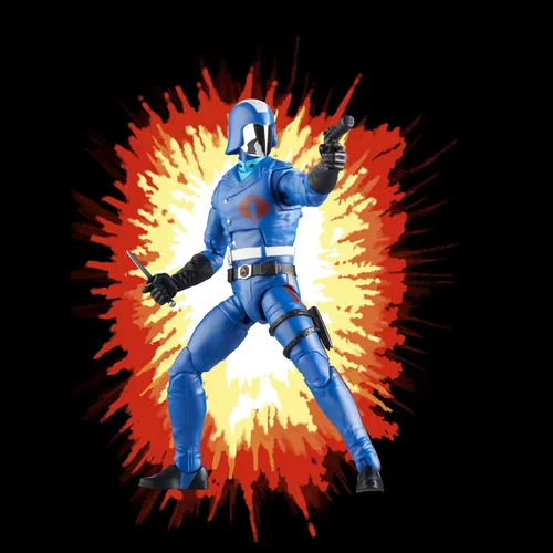 Miniatura 5 de G.I. Joe Classified Series Retro Cardback Cobra Commander, figura de acción coleccionable de 6 pulgadas con 8 accesorios