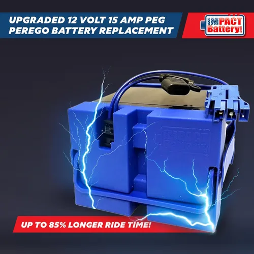 Miniatura 8 de Batería de repuesto de 12V para Peg Perego, juguetes de montar de John Deere