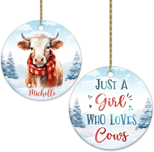 Miniatura 21 de Hyturtle Adorno de Navidad personalizado, con nombre personalizado, círculo de cerámica, para amantes de las abejas, decoración de árbol, regalo