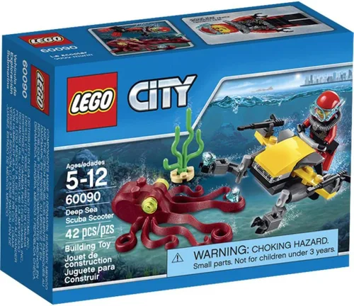 LEGO City Deep Sea Exploradores 60090 Scooter de buceo Kit de construcción