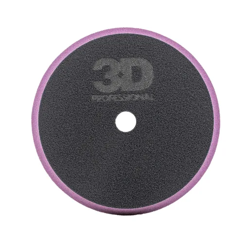 Miniatura 2 de 3D Almohadilla de corte de espuma púrpura oscuro Cortes compuestos rápidos para eliminar defectos de pintura Grado profesional Acabado