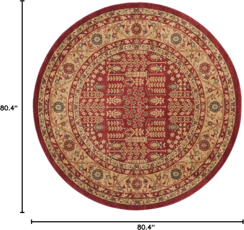Miniatura 2 de SAFAVIEH Mahal Collection - Alfombra decorativa, 2.2 x 4 pies, azul marino y natural, diseño oriental tradicional, no desprende pelusa y de fácil
