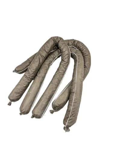 Miniatura 2 de Kit universal contra derrames – Bolsa portátil grande de respuesta rápida – 20 almohadillas absorbentes universales y 3 calcetines absorbentes +