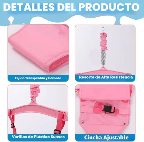 Miniatura 3 de Taleco Gear 2 en 1 columpio y saltarín para niños pequeños, juego de columpios para interior/exterior, saltarines y rebotadores para bebés, fácil