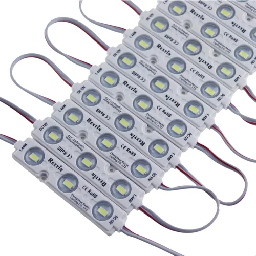 Miniatura 9 de Módulo superbrillante de 200 unidades, con 3 ledes, 5630, 5730, SMD, 40-45 lúmenes por LED, luz decorativa impermeable, para cartel con letras