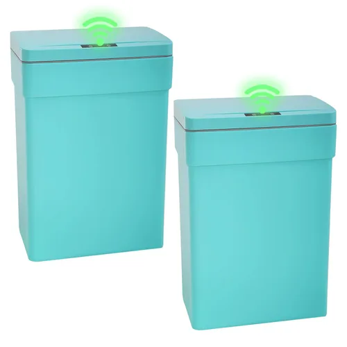 Miniatura 16 de PayLessHere Basurero de 13 galones / 50 L con tapa, cubo de basura de plástico para cocina, basurero automático sin tacto con sensor de movimiento