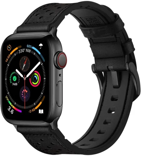 Miniatura 8 de Compatible con Apple Watch Band de 1.929 in 1.811 in 1.772 in 1.732 in 1.654 in, correas híbridas de silicona Mifa para hombres y mujeres, correa