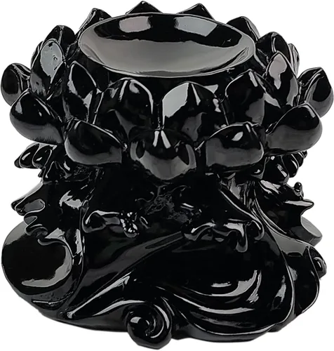 Miniatura 6 de Soporte Grande para Bola de Cristal de Gatos Bastet, Diseño Esférico, para Decoración Natural de Feng Shui, Base de Estatua de Bola de Vidrio