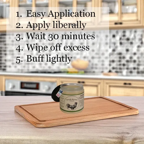 Miniatura 6 de Gel para tabla de cortar, tratamiento de cera de abejas y aceite mineral en uno, aceite mineral de grado alimenticio y cera de abejas