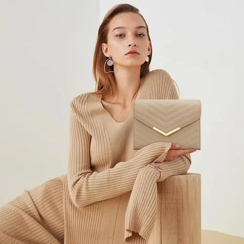 Miniatura 2 de KKXIU - Carteras de mano formales para mujer de cuero vegano, tipo sobre, para noche, clutch, para fiesta, boda, cóctel, nupcial
