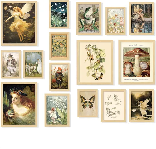 Miniatura 7 de 97 Decor Dark Academia Decor - Impresiones artísticas góticas victorianas para pared, imágenes estéticas oscuras, pósteres góticos espeluznantes