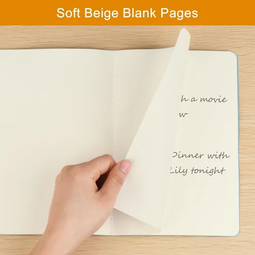 Miniatura 4 de ZCZN Paquete de 24 cuadernos en blanco coloridos a granel, diarios A5 con 12 colores, 60 páginas/30 hojas, 21 x 13 cm, papel liso, cuadernos