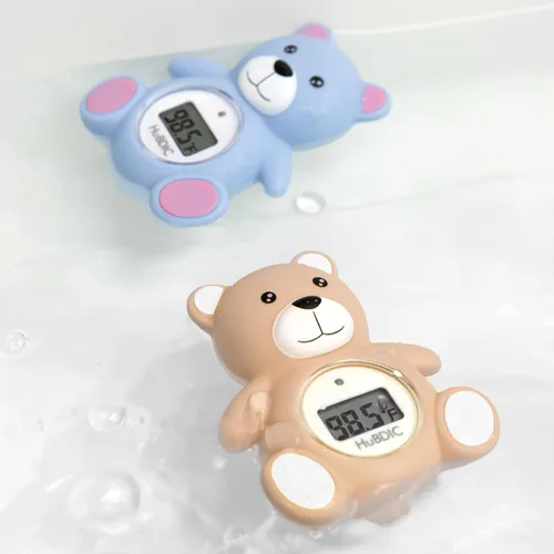 Miniatura 6 de HubiBaby - Termómetro de baño para bebés y temperatura digital de la habitación, productos de seguridad para el baño 2 en 1 con advertencia de Azul