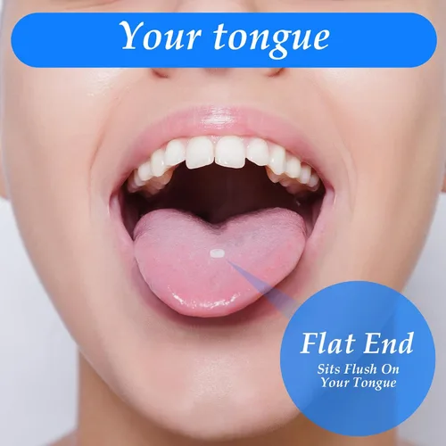 Miniatura 3 de 8 anillos de lengua de acrílico flexibles para lengua, anillo de lengua transparente plano 14G, anillos de pezón de plástico de 0.630 in
