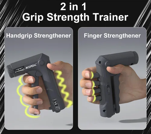 Miniatura 3 de Grip Strength Trainer with Finger Exerciser, Adjustable Resistance, Forearm Strengthener Hand Gripper with Counting,Black