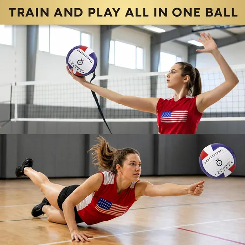 Miniatura 6 de OVANTO Volleyball Training Equipment Aid – Adjustable Practice Volleyball Kit