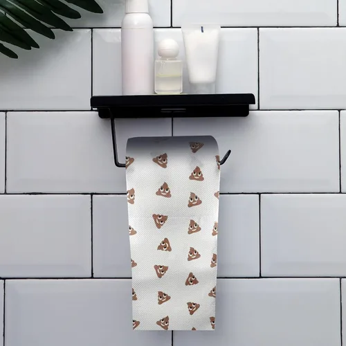 Miniatura 2 de Poop - Decoraciones de feliz cumpleaños para mujeres, hombres, ella, él, 3 capas, 150 hojas, rollo de papel higiénico novedoso, papel higiénico