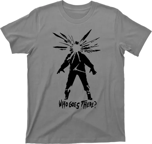 Miniatura 2 de The Thing Who Goes There - Camiseta de película de terror de ciencia ficción de los años 80
