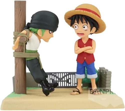 Miniatura 18 de Banpresto - One Piece - Log Stories - Luffy & Nami, World Collectable Figure de Bandai Spirits