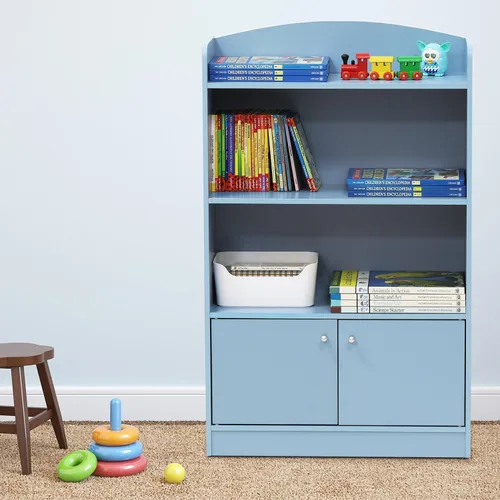 Miniatura 2 de Furinno LOVA - Estantería con gabinete de almacenamiento, librero con puerta, 11.8 x 23.6 x 37.3 pulgadas, para sala de estar, dormitorio, oficina