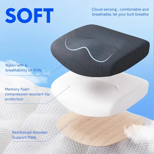 Miniatura 8 de FLEXISPOT Silla de oficina de masaje, silla de escritorio ergonómica con respaldo alto con reposacabezas ajustable, reposabrazos 3D, masajeador