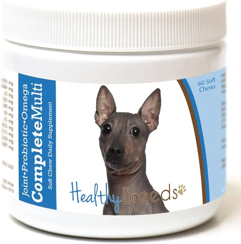 Miniatura 20 de Healthy Breeds Pug todo en uno multivitamínico suave masticable 60