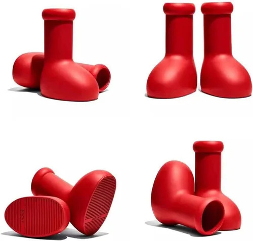 Miniatura 2 de Botas rojas grandes de moda de moda grandes botas rojas de dibujos animados de anime, creativas de TPU EVA grandes zapatos rojos