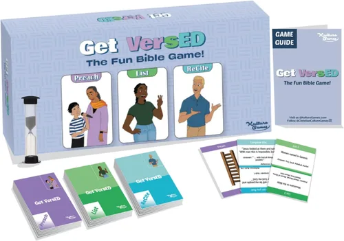 Miniatura 9 de Kulture Games Get ChurchED El Juego de Fiesta Cristiano Regalos y Tarjetas Cristianas Juego de Trivia de la Biblia Juegos de Charadas Para