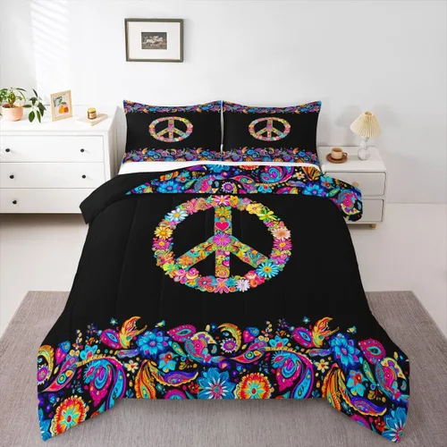 Miniatura 27 de Feelyou Southwest Native Juego de Ropa de Cama para Niños y Niñas Juego de Edredón Geométrico del Suroeste Tamaño Twin Edredón Tribal Decoración