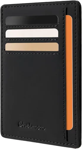 Miniatura 57 de Cartera Chelmon Slim RFID - Cartera de bolsillo frontal minimalista para tarjetas de crédito delgadas