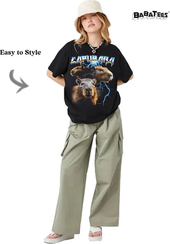 Miniatura 4 de Epic Animal Heavy Metal 80s Camiseta negra - 100% algodón - para hombre y mujer