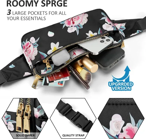 Miniatura 4 de Riñoneras para mujeres y hombres, niñas, niños, adolescentes, riñonera, linda, riñonera, casual, para Disney, viajes, al aire libre, entrenamiento