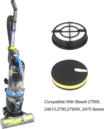 Miniatura 2 de Filtros de repuesto compatibles con aspiradoras Bissell Turbo Rewind, se adapta a los modelos 27909, 24613, 2790, 2790W, serie 2475