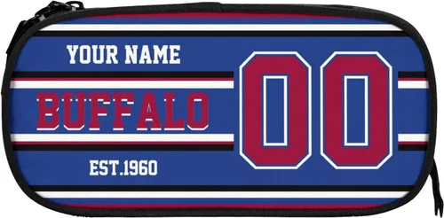 Miniatura 25 de Estuche de lápices personalizado Arizona con número de nombre, caja de lápices personalizada estilo fútbol, estuche de bolígrafo personalizado