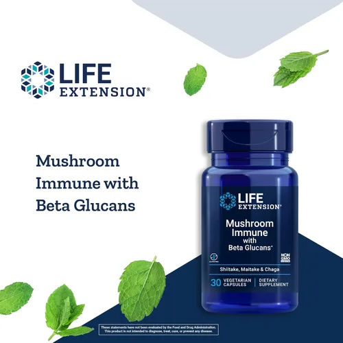 Miniatura 4 de Life Extension Inmune de hongos con beta glucanos