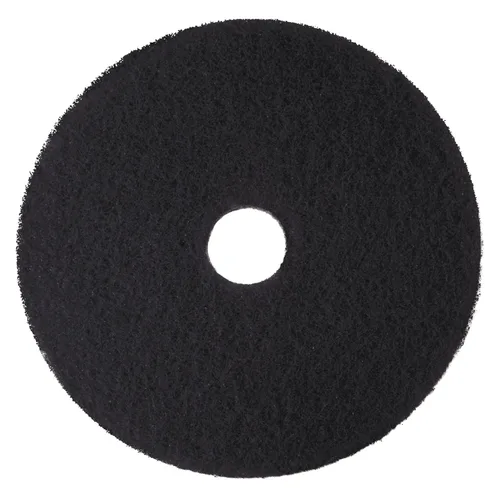 Miniatura 6 de Almohadilla de cuidado de pisos de alta productividad 3M 7300, para máquina (paquete de 5), 17 pulgadas, Negro, 5