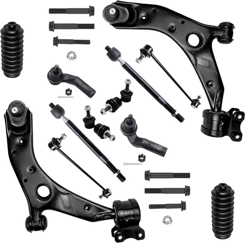 Miniatura 65 de Detroit Axle - Kit de extremo delantero para Ford 1998-2001 Explorer Mercury Mountaineer, 4 barras estabilizadoras delanteras y traseras, 2 brazos