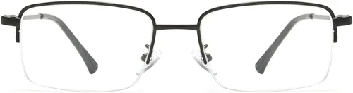 Miniatura 2 de LJCZKA Gafas de bloqueo de luz azul sin montura para mujeres y hombres, lentes rectangulares frescos para computadora de negocios