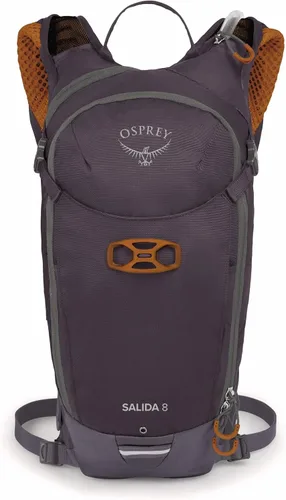 Miniatura 6 de Osprey Salida 8L Mochila de ciclismo para mujer con depósito hidráulico, color gris Space Travel Space Travel Gris