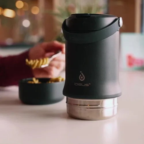 Miniatura 8 de Ideus Termo de sopa con cuchara plegable y cuenco de 20 onzas, lonchera Bento todo en uno aislada de acero inoxidable a prueba de fugas, contenedor