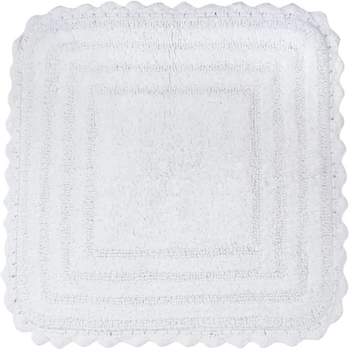 Miniatura 27 de DII Crochet Collection - Tapete de baño reversible, redondo, 27.5 pulgadas de diámetro, color azul camafeo Azul Cameo