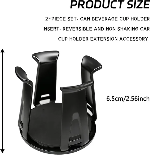 Miniatura 2 de Expansor de portavasos para automóvil, soporte ajustable para bebidas energéticas con brazo de sujeción adaptativo, adaptador para latas delgadas