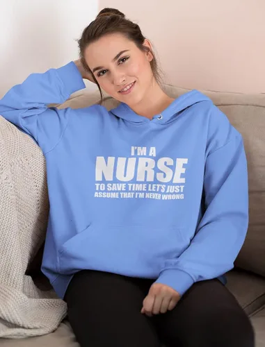Miniatura 2 de Sudadera con capucha para enfermera para mujer regalos divertidos para enfermeras escuela de enfermería sudadera con capucha