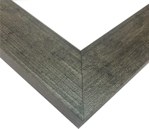 Miniatura 14 de Marco de fotos de 4 x 6 pulgadas, acabado envuelto suave, plano de 1.25 pulgadas de ancho, negro tradicional, MDF compuesto de madera 100% americana
