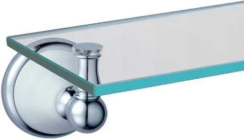 Miniatura 2 de Gatco 5287 Estantería de cristal franciscano, cromada