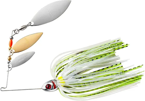 Miniatura 7 de Booyah Señuelo de pesca Shad Blade-Bait, Pearl Shiner, Mini Shad (3/16 oz)