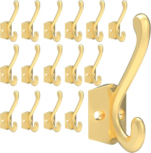 Miniatura 19 de CBWLWJ Paquete de 16 ganchos de pared resistentes para colgar en la pared, para sala de estar, baño, cocina, para abrigo, bolsa, bufanda, toalla