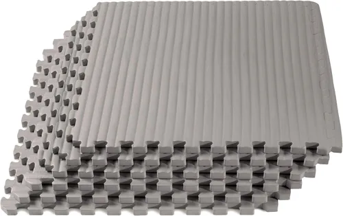 Miniatura 10 de We Sell Mats 3/4 Inch Thick Martial Arts EVA Foam Exercise Mat, Tatami Pattern, Interlocking Floor Tiles for Home Gym, MMA, Anti-Fatigue Mats, 24 in
