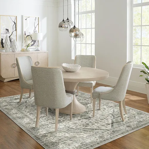 Miniatura 4 de Alfombras de área de 5 x 8 pies para dormitorio, alfombra lavable de 5 x 8, alfombra vintage grande, antideslizante, alfombra bohemia para sala
